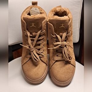 Danskin Women's Tan Brown High-Top Sneakers Sz. 9 NWT